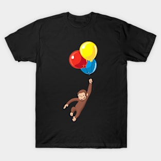 Curious George Fly With Bubble T-Shirt